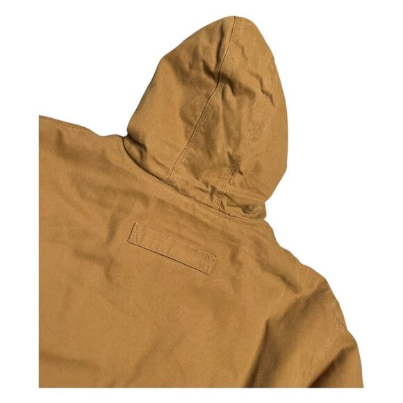 CORNER STONE Canvas Hooded Lined Outdoor Work Coat Jacket Branded Mens 3XL - Picture 4 of 5
